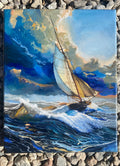 “Faith’s Course” Original Oil Painting